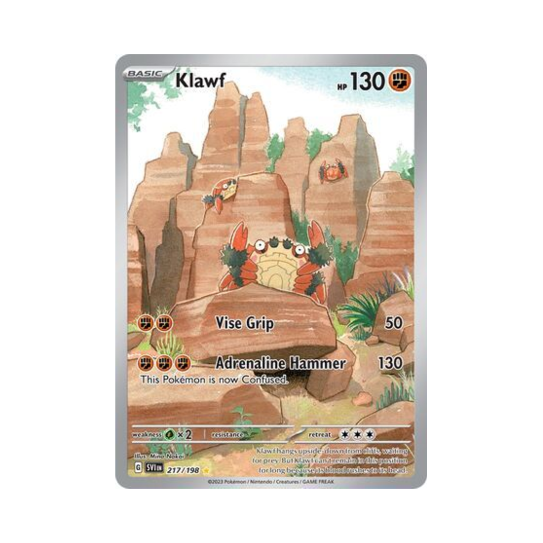 포켓몬 TCG 절벼게 IR 스칼렛 & 바이올렛 (영문판)(Pokemon TCG Klawf IR Scarlet & Violet (English Ver.)) - 1