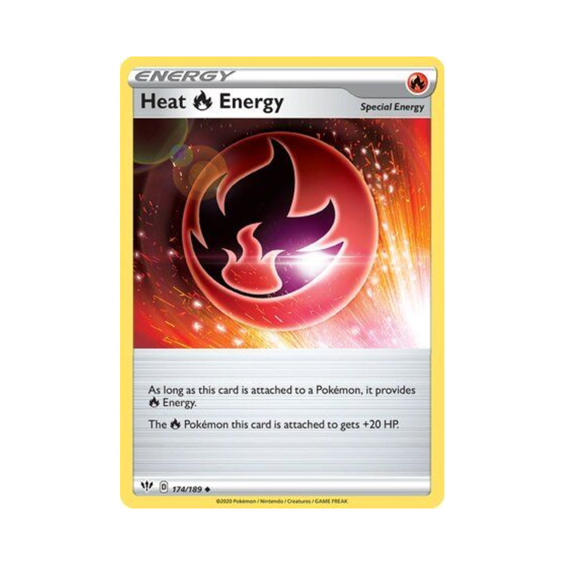 포켓몬 TCG 히트 불꽃 에너지 U 다크니스 어블레이즈 (영문판)(Pokemon TCG Heat Fire Energy U Darkness Ablaze (English Ver.)) - 1