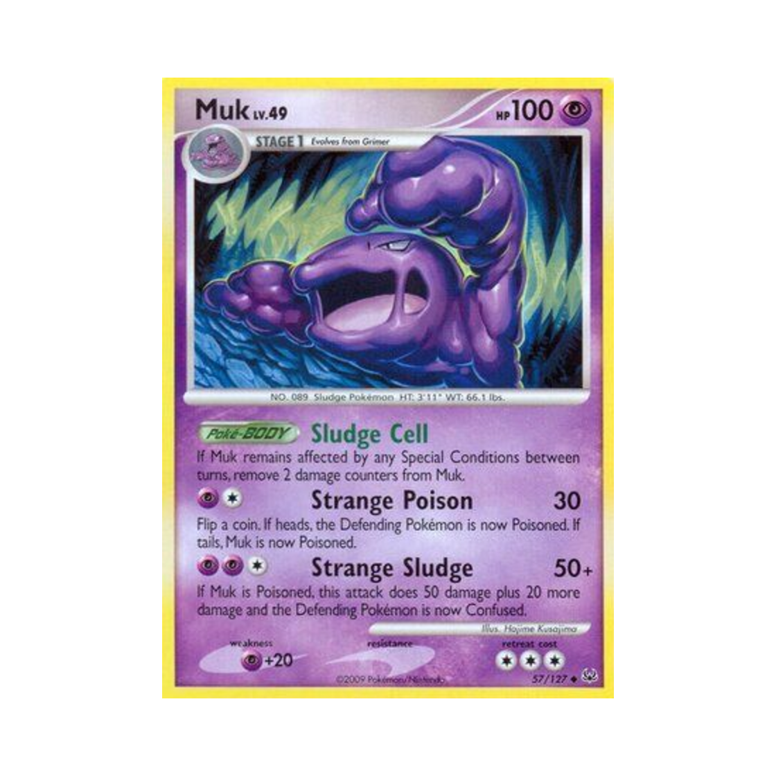 포켓몬 TCG 질뻐기 U 플래티넘 (영문판)(Pokemon TCG Muk U Platinum (English Ver.)) - 1