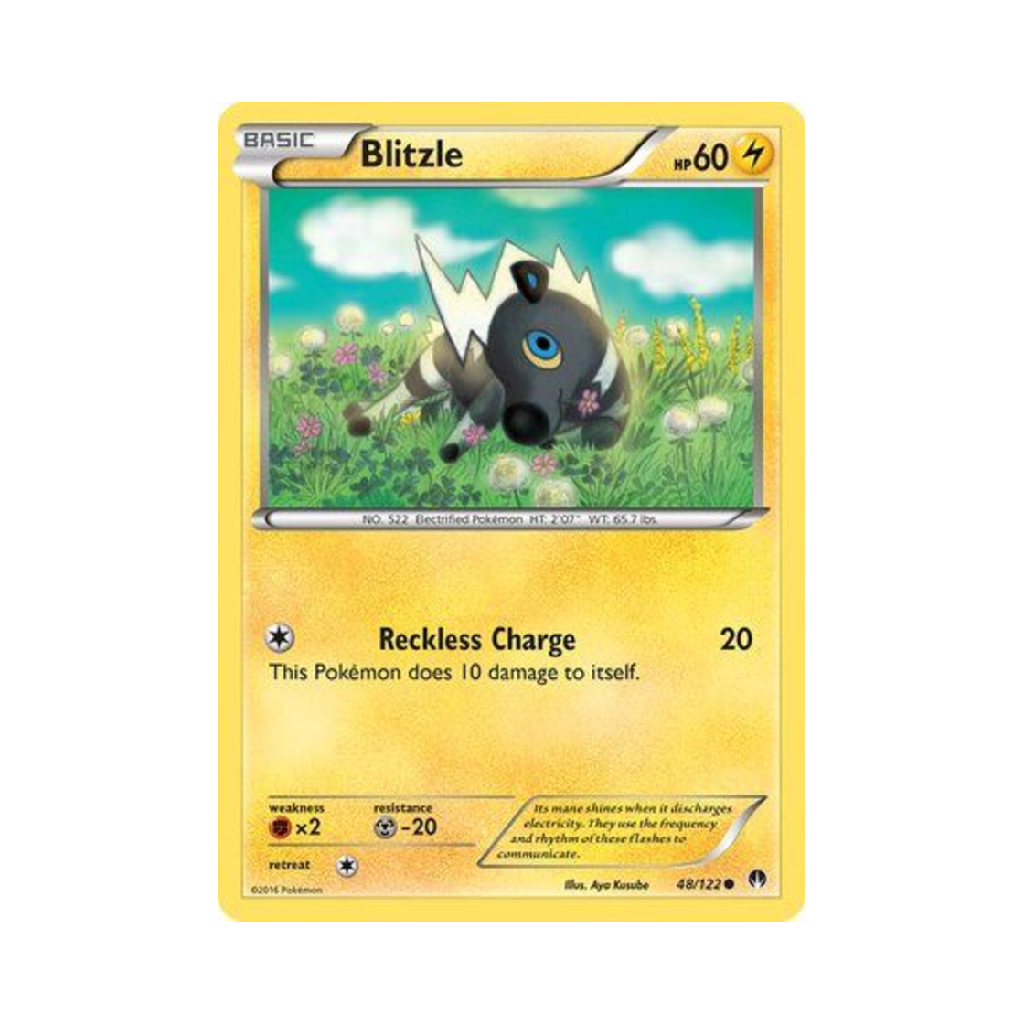 포켓몬 TCG 줄뮤마 C 브레이크포인트 (영문판)(Pokemon TCG Blitzle C BREAKpoint (English Ver.)) - 1