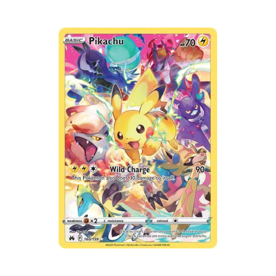 포켓몬 TCG 피카츄 SR 크라운 제니스 (영문판)(Pokemon TCG Pikachu SR Crown Zenith (English Ver.)) - 1