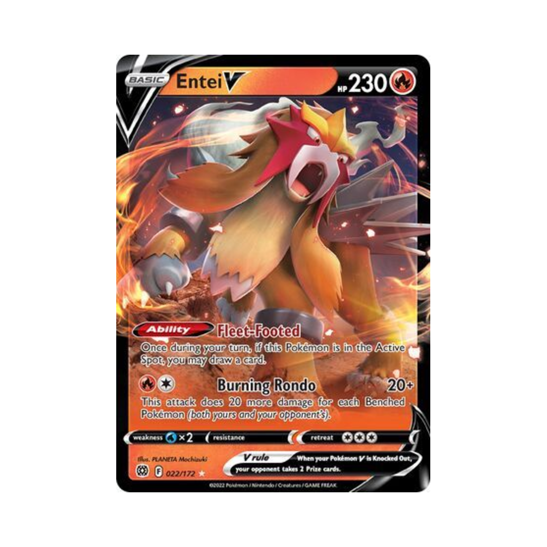 포켓몬 TCG 앤테이 V HRV 브릴리언트 스타즈 (영문판)(Pokemon TCG Entei V HRV Brilliant Stars (English Ver.)) - 1