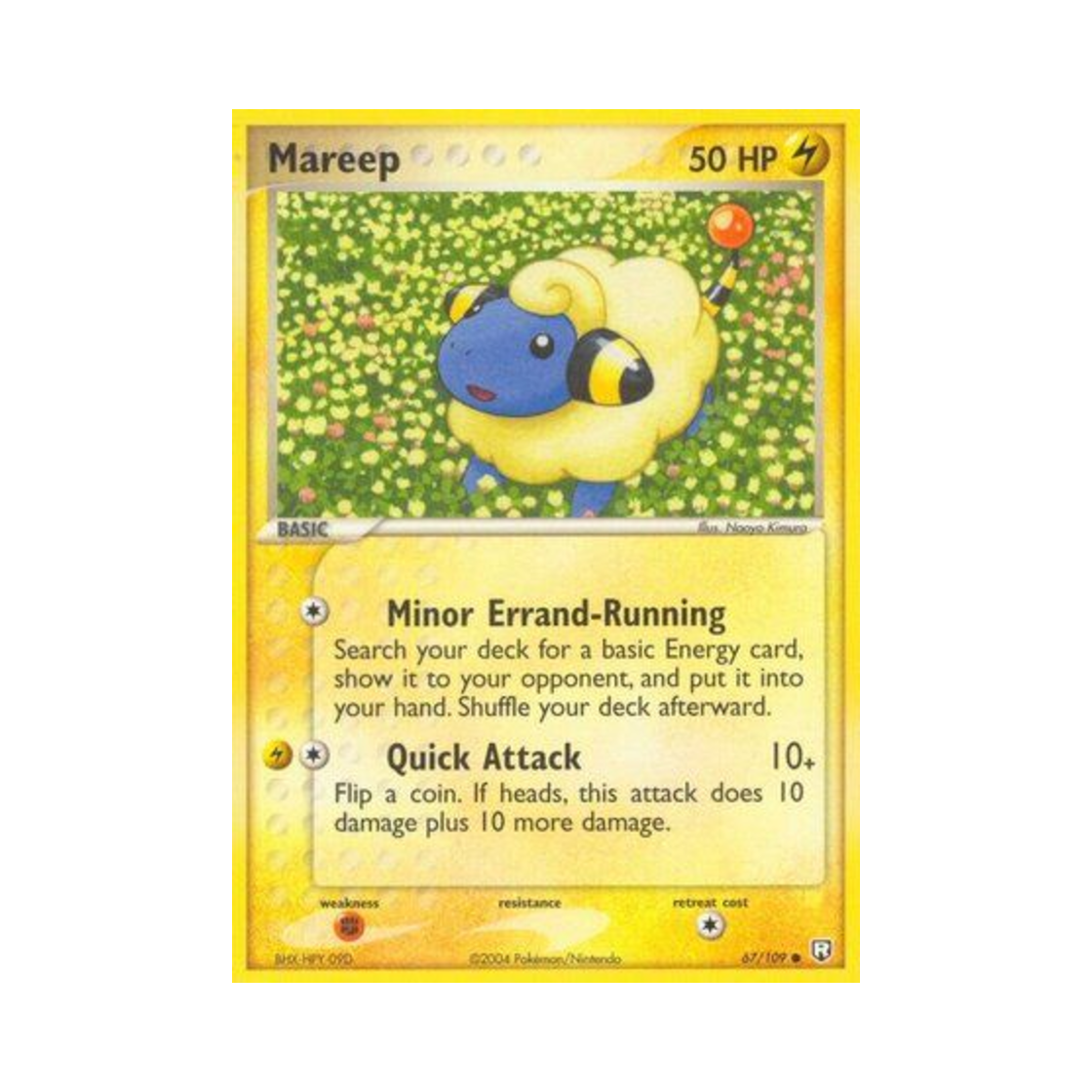 포켓몬 TCG 메리프 C EX 로켓단 리턴즈 (영문판)(Pokemon TCG Mareep C EX Team Rocket Returns (English Ver.)) - 1