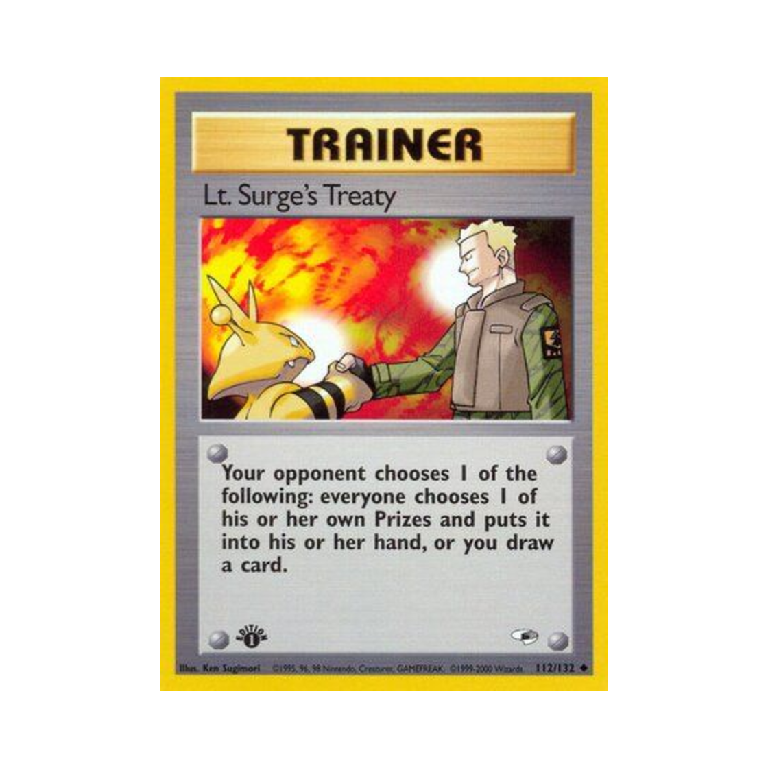 포켓몬 TCG 마티스의 트리티 U 짐 히어로즈 (영문판)(Pokemon TCG Lt. Surge's Treaty U Gym Heroes (English Ver.)) - 1