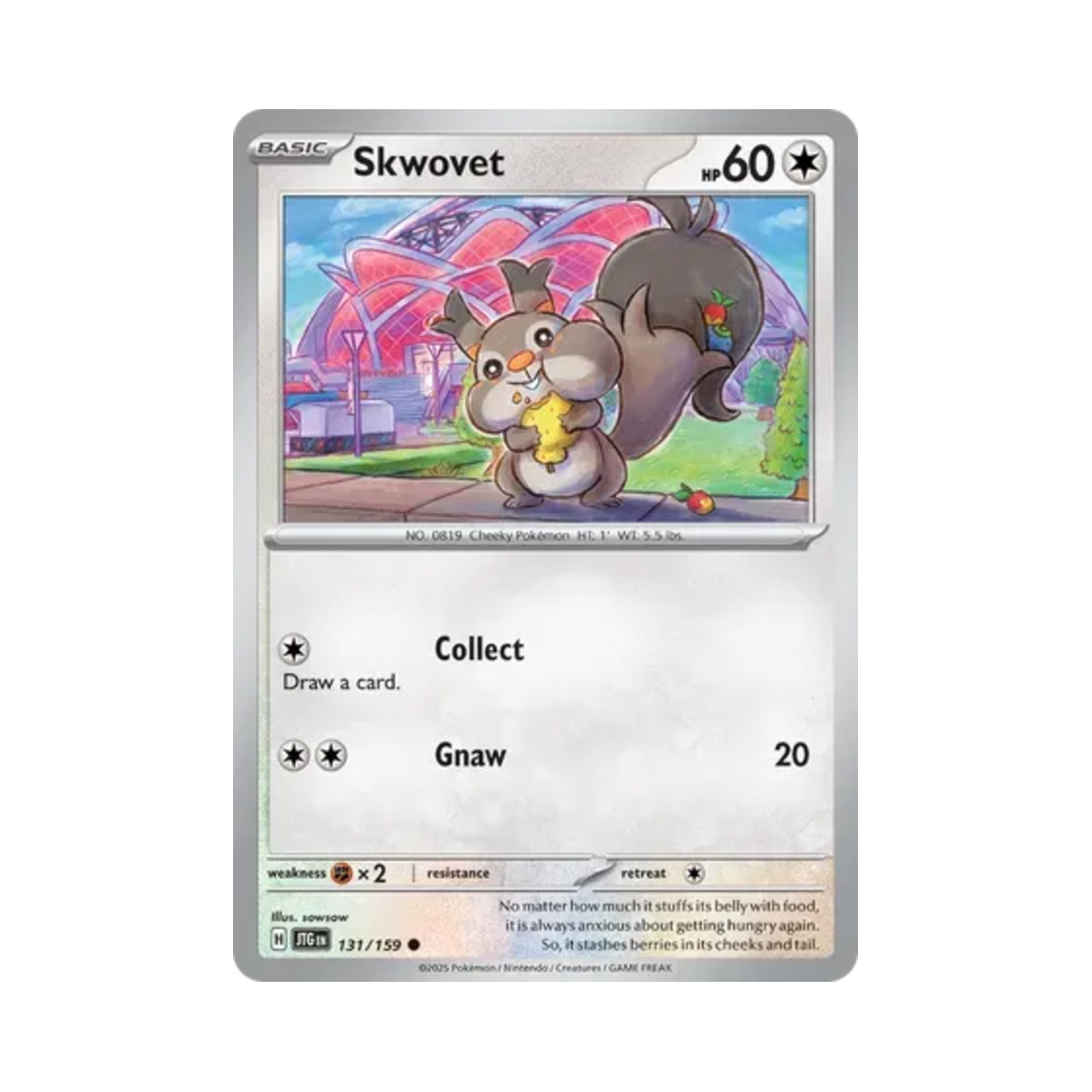 포켓몬 TCG 탐리스 C 저니 투게더 (영문판)(Pokemon TCG Skwovet C Journey Together (English Ver.)) - 1