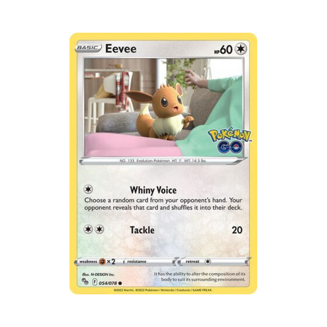 포켓몬 TCG 이브이 C 포켓몬 고 (영문판)(Pokemon TCG Eevee C Pokemon GO (English Ver.)) - 1