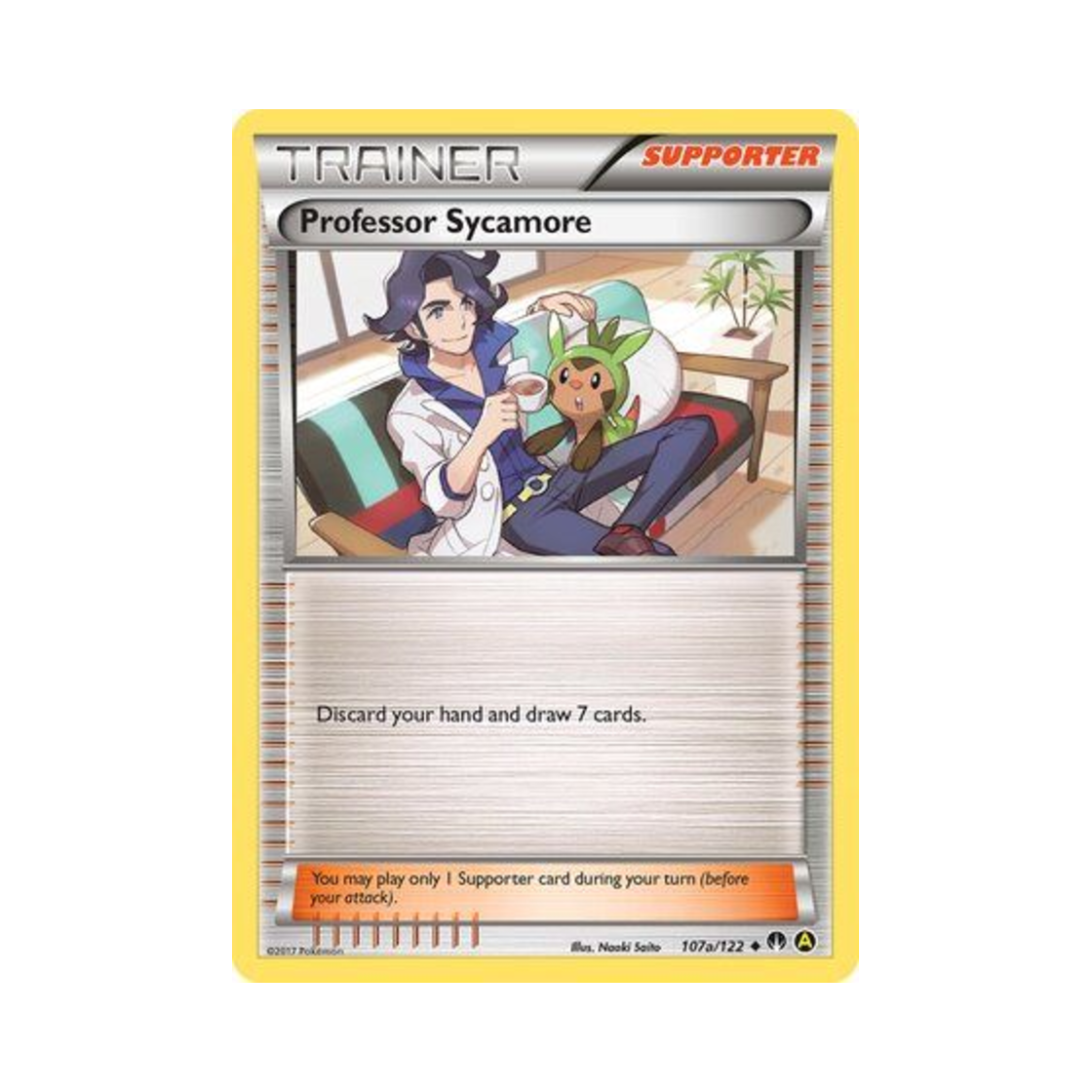 포켓몬 TCG 플라타느박사 U 옐로우 A 얼터네이트 (영문판)(Pokemon TCG Professor Sycamore U Yellow A Alternate (English Ver.)) - 1
