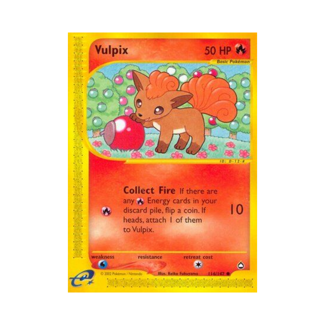 포켓몬 TCG 식스테일 C 아쿠아폴리스 (영문판)(Pokemon TCG Vulpix C Aquapolis (English Ver.)) - 1