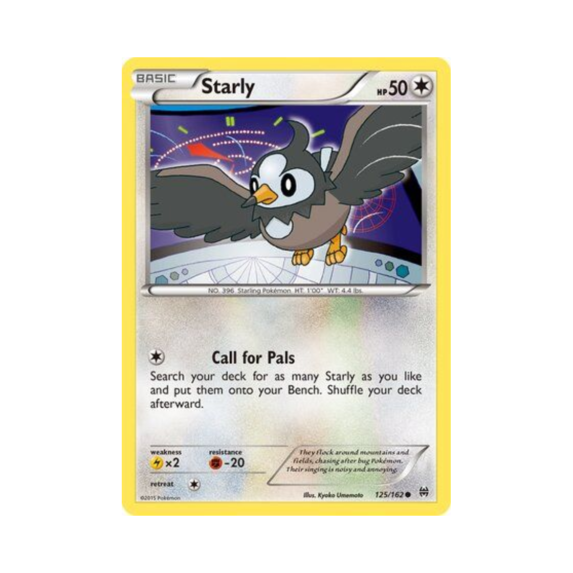 포켓몬 TCG 찌르꼬 C 브레이크스루 (영문판)(Pokemon TCG Starly C BREAKthrough (English Ver.))