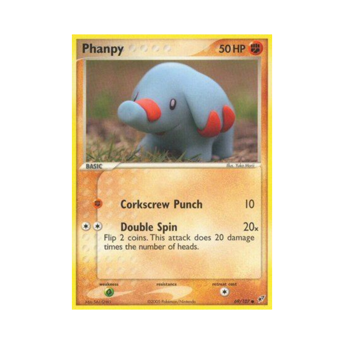 포켓몬 TCG 코코리 C EX 테오키스 (영문판)(Pokemon TCG Phanpy C EX Deoxys (English Ver.))