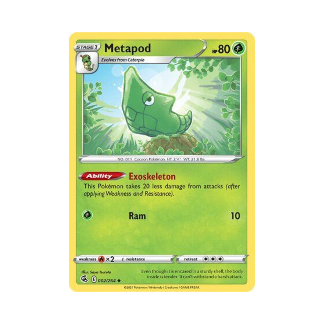 포켓몬 TCG 단데기 U 퓨전 스트라이크 (영문판)(Pokemon TCG Metapod U Fusion Strike (English Ver.)) - 1