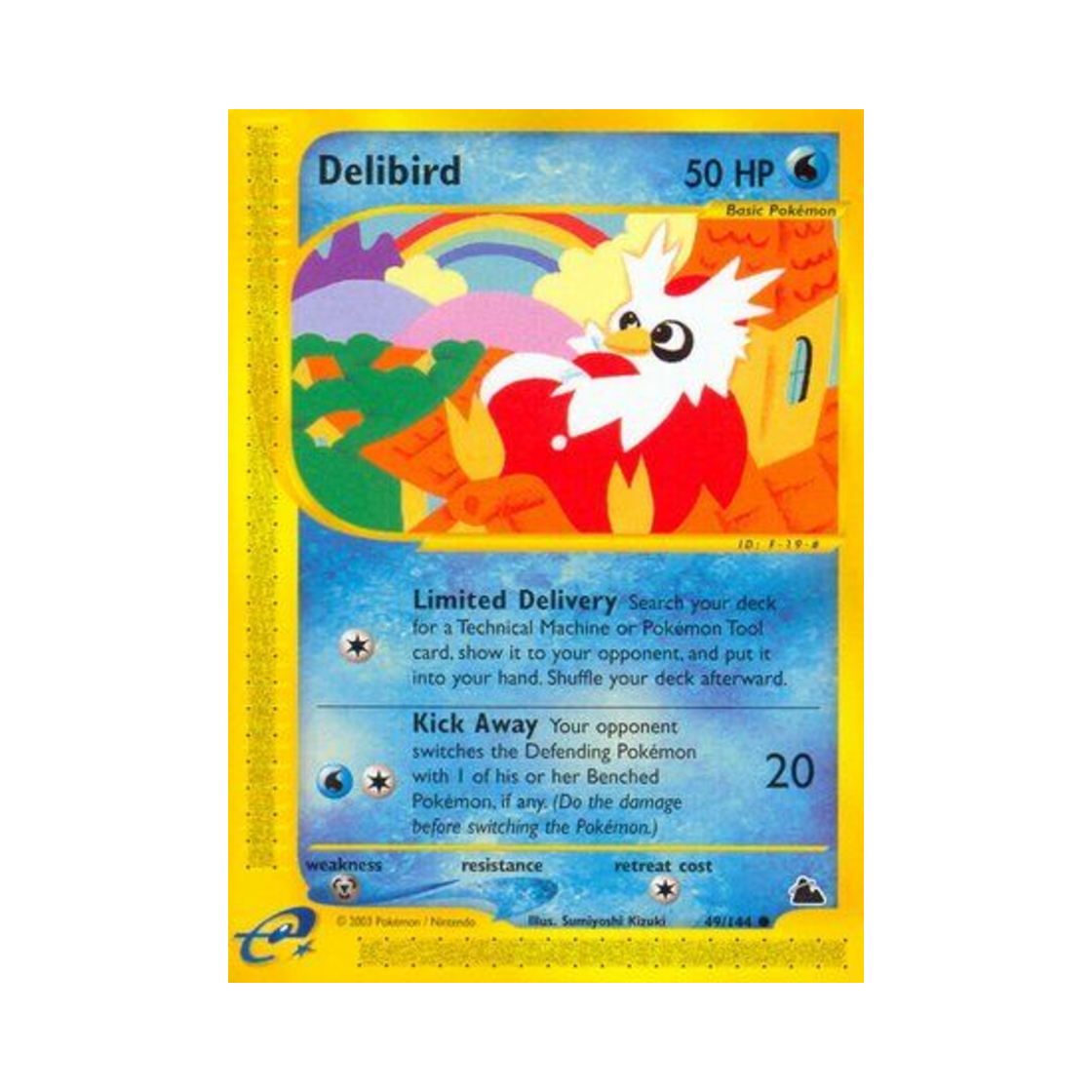 포켓몬 TCG 딜리버드 C 스카이리지 (영문판)(Pokemon TCG Delibird C Skyridge (English Ver.))