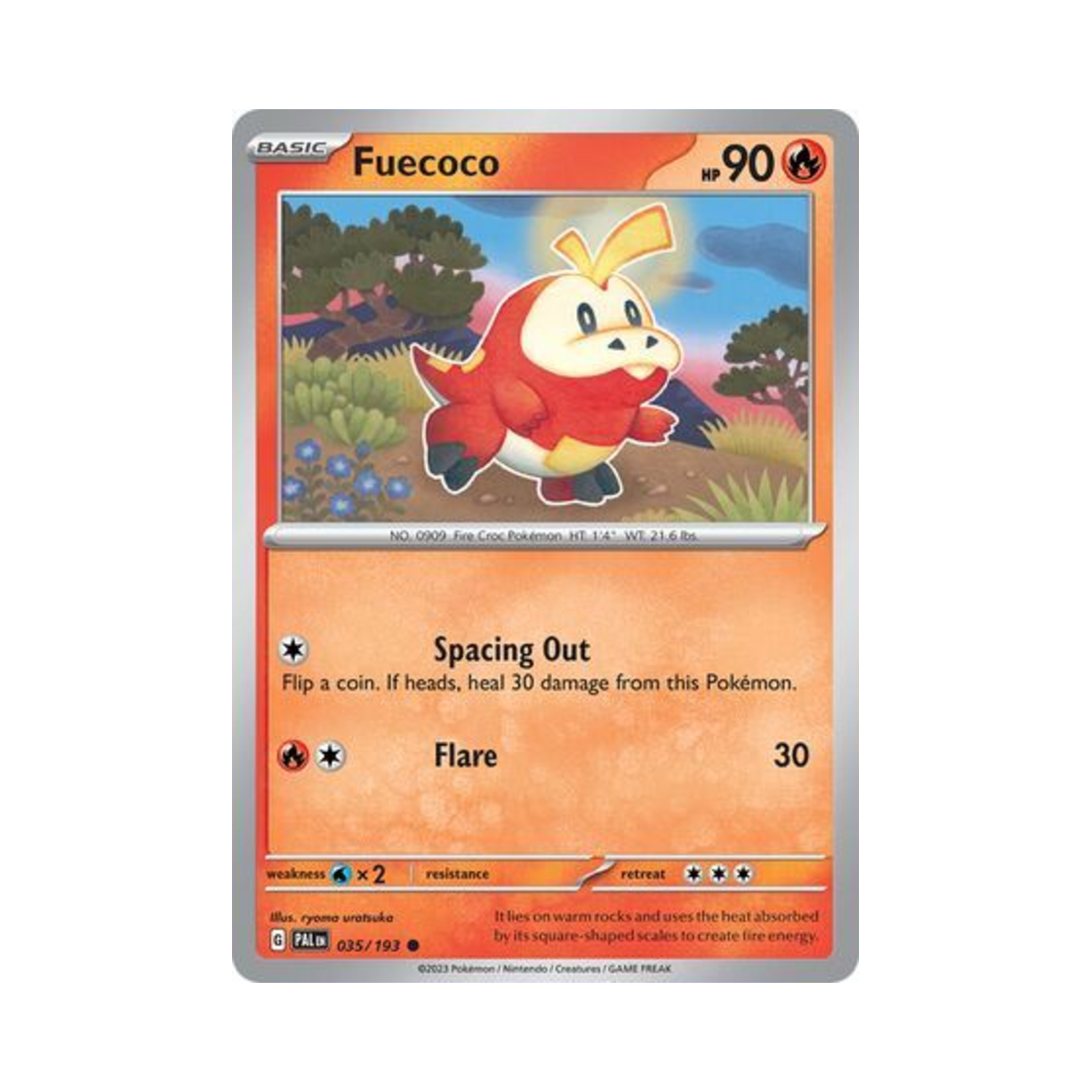 포켓몬 TCG 뜨아거 C 팔데아 이볼브드 (영문판)(Pokemon TCG Fuecoco C Paldea Evolved (English Ver.)) - 1