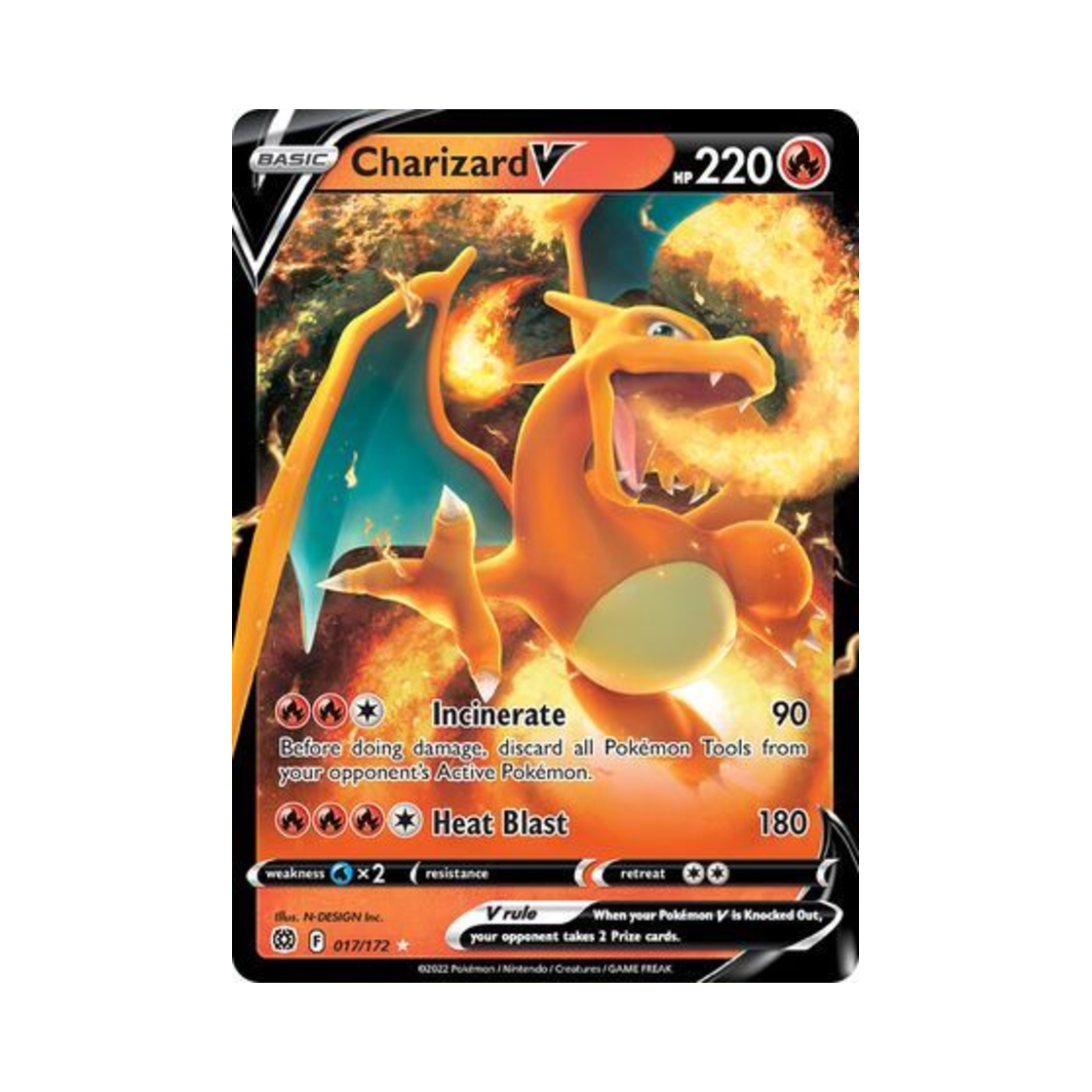 포켓몬 TCG 리자몽 V HRV 브릴리언트 스타즈 (영문판)(Pokemon TCG Charizard V HRV Brilliant Stars (English Ver.))