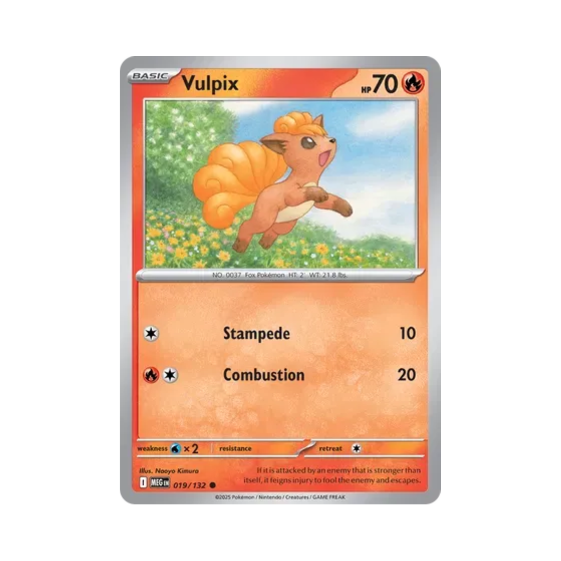 포켓몬 TCG 식스테일 C 메가 에볼루션 (영문판)(Pokemon TCG Vulpix C Mega Evolution (English Ver.)) - 1