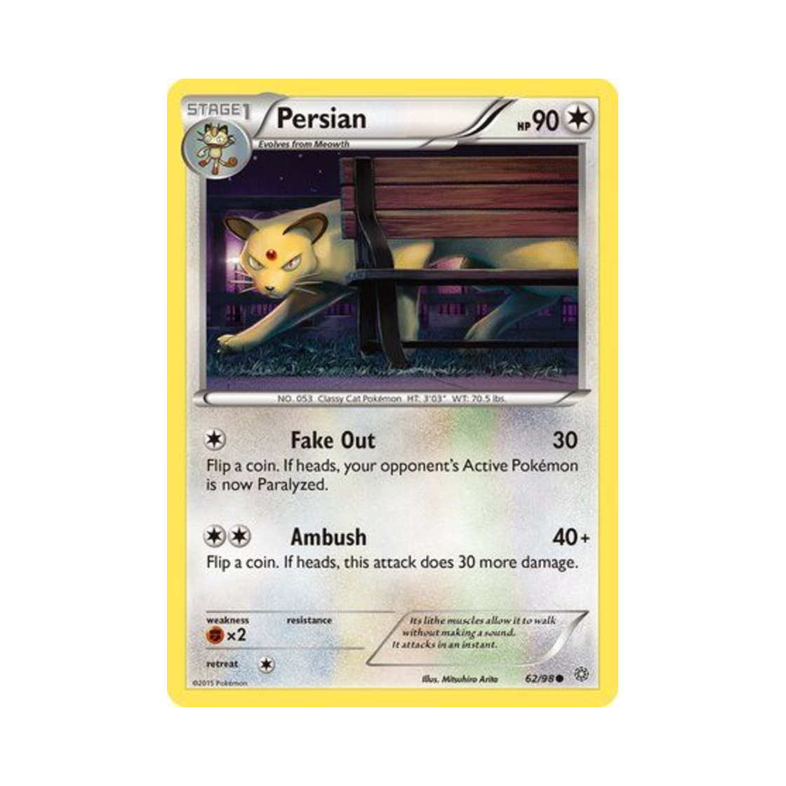 포켓몬 TCG 페르시온 C 에인션트 오리진스 (영문판)(Pokemon TCG Persian C Ancient Origins (English Ver.)) - 1