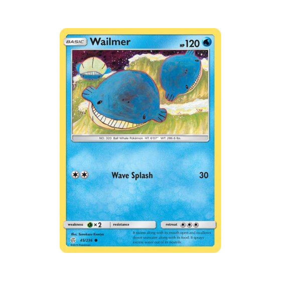 포켓몬 TCG 고래왕자 C 코스믹 이클립스 (영문판)(Pokemon TCG Wailmer C Cosmic Eclipse (English Ver.)) - 1