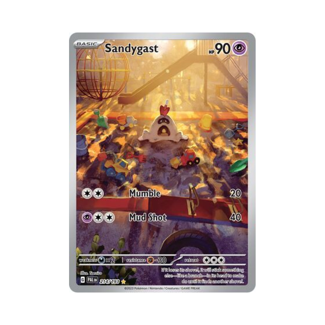 포켓몬 TCG 모래꿍 IR 팔데아 이볼브드 (영문판)(Pokemon TCG Sandygast IR Paldea Evolved (English Ver.)) - 1