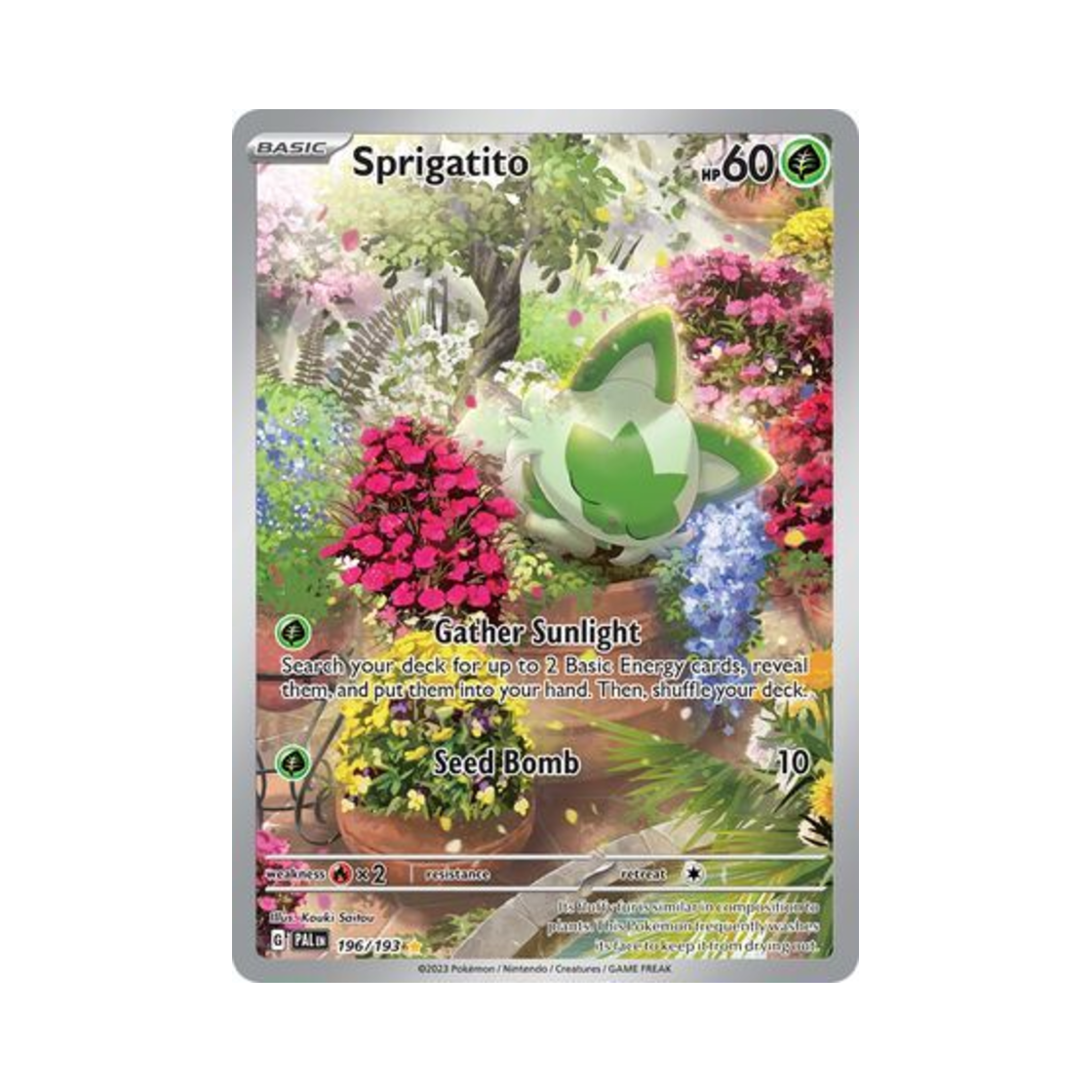 포켓몬 TCG 나오하 IR 팔데아 이볼브드 (영문판)(Pokemon TCG Sprigatito IR Paldea Evolved (English Ver.)) - 1