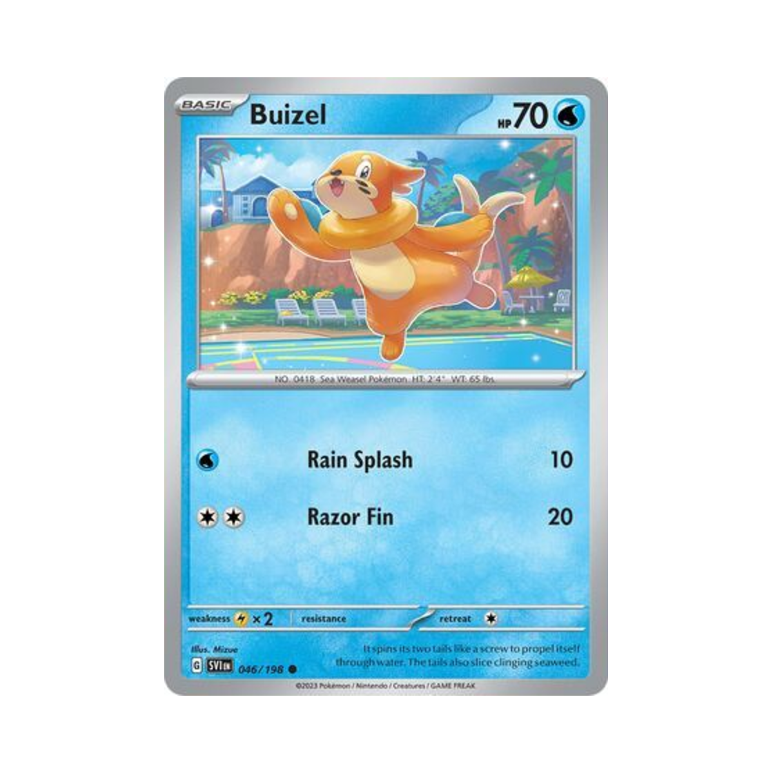 포켓몬 TCG 브이젤 C 스칼렛 & 바이올렛 (영문판)(Pokemon TCG Buizel C Scarlet & Violet (English Ver.)) - 1