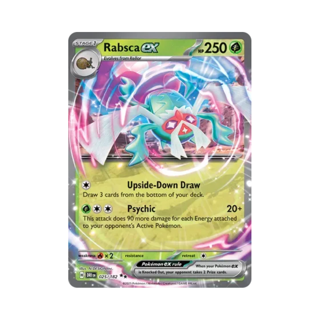 포켓몬 TCG 베라카스 ex DR 데스티니드 라이벌스 (영문판)(Pokemon TCG Rabsca ex DR Destined Rivals (English Ver.)) - 1