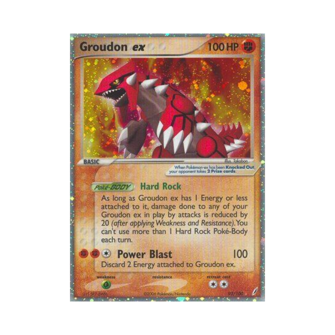 포켓몬 TCG 그란돈 ex RHe EX 크리스탈 가디언스 (영문판)(Pokemon TCG Groudon ex RHe EX Crystal Guardians (English Ver.)) - 1