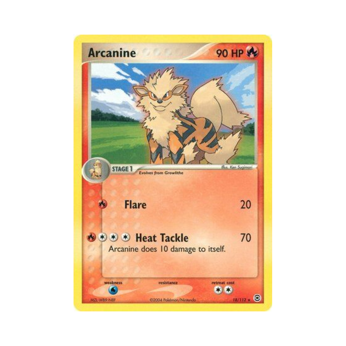 포켓몬 TCG 윈디 R EX 파이어레드 & 리프그린 (영문판)(Pokemon TCG Arcanine R EX FireRed & LeafGreen (English Ver.)) - 1
