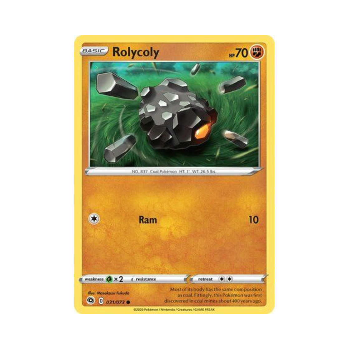 포켓몬 TCG 탄동 C 챔피언스 패스 (영문판)(Pokemon TCG Rolycoly C Champion's Path (English Ver.)) - 1