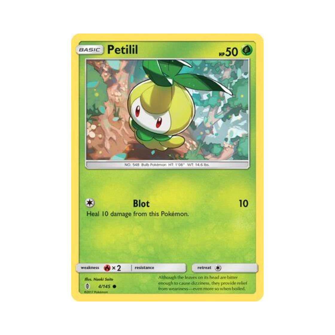 포켓몬 TCG 치릴리 C 가디언스 라이징 (영문판)(Pokemon TCG Petilil C Guardians Rising (English Ver.)) - 1