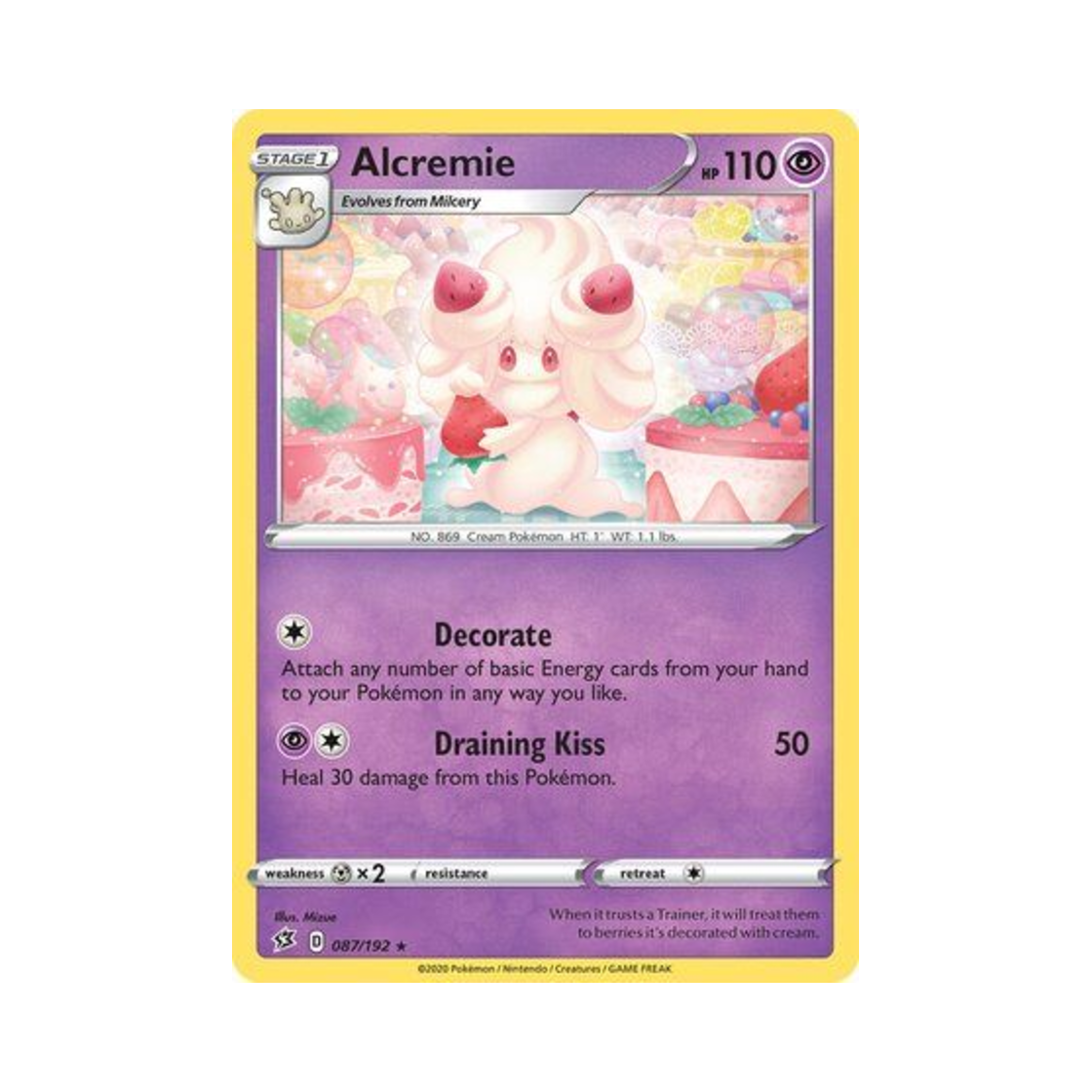 포켓몬 TCG 마휘핑 R 레벌 크래시 (영문판)(Pokemon TCG Alcremie R Rebel Clash (English Ver.)) - 1