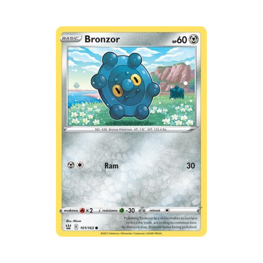 포켓몬 TCG 동미러 C 배틀 스타일즈 (영문판)(Pokemon TCG Bronzor C Battle Styles (English Ver.)) - 1