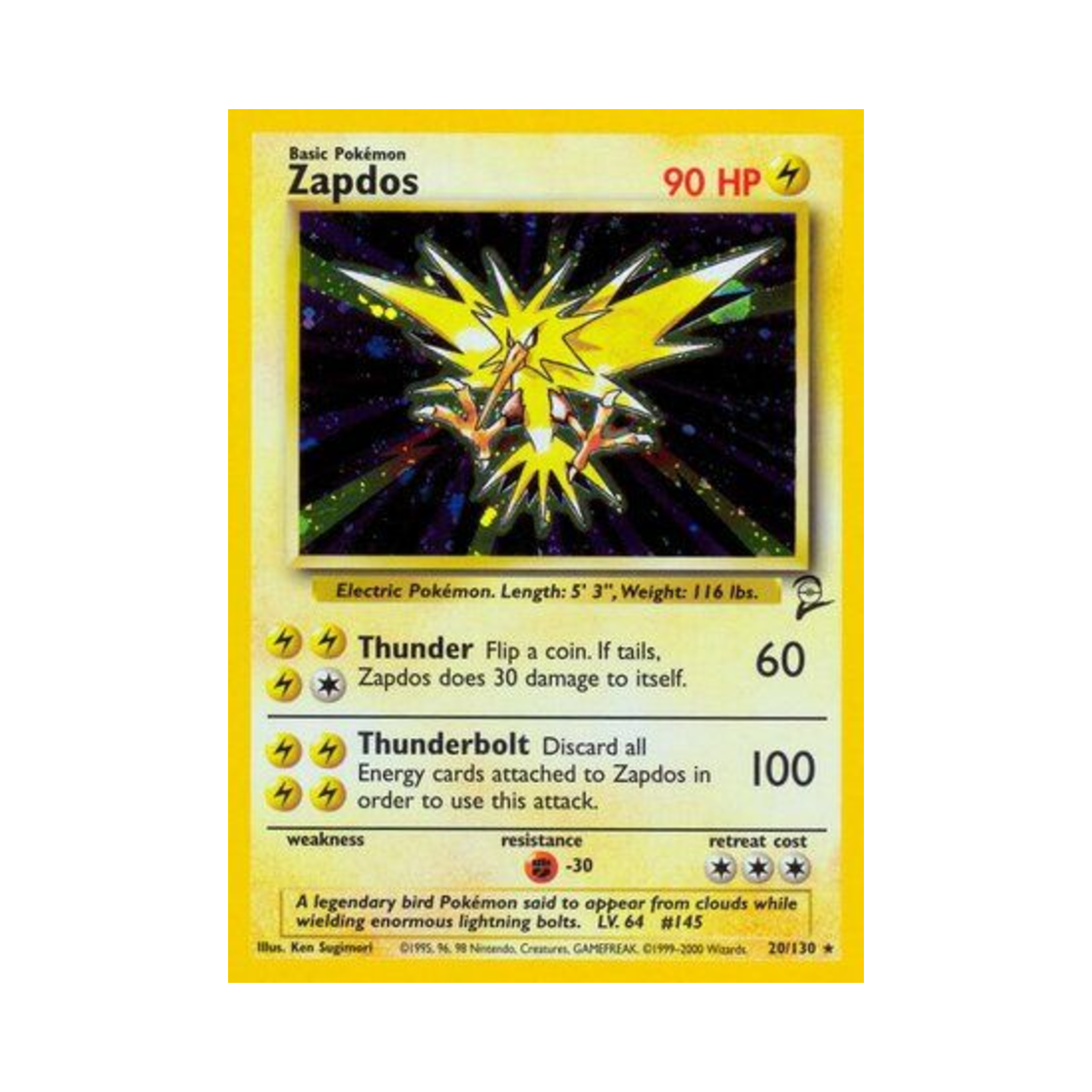 포켓몬 TCG 썬더 베이스 세트 2 (영문판)(Pokemon TCG Zapdos Base Set 2 (English Ver.)) - 1