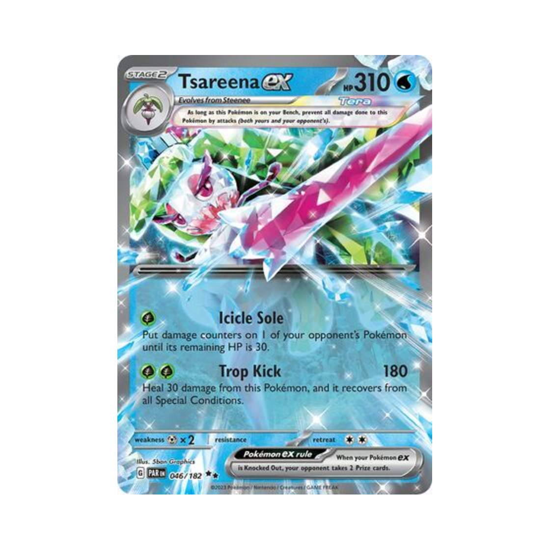 포켓몬 TCG 달코퀸 ex DR 파라독스 리프트 (영문판)(Pokemon TCG Tsareena ex DR Paradox Rift (English Ver.)) - 1