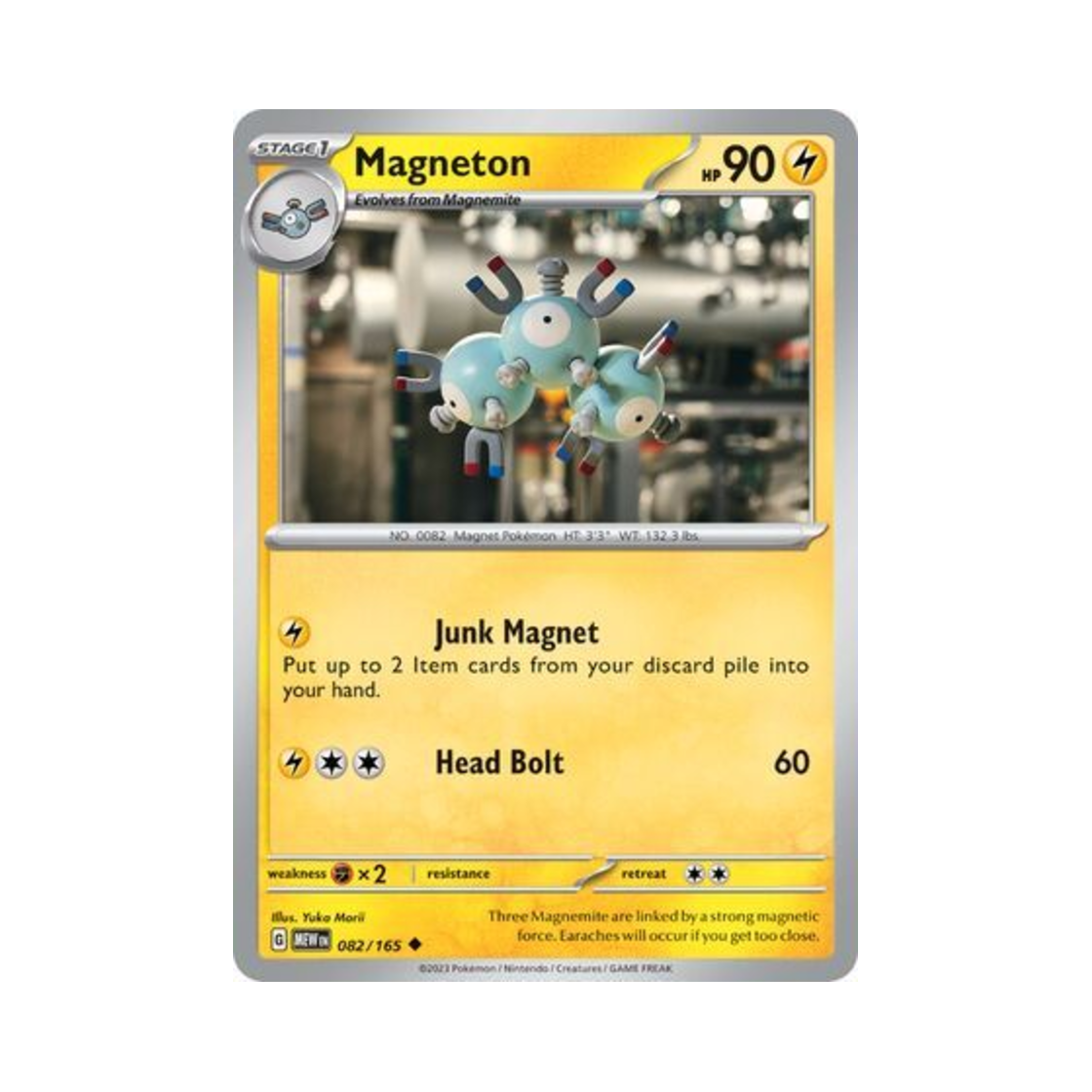 MEW082/165 Pokemon TCG Magneton U Scarlet & Violet 151 (English Ver.)