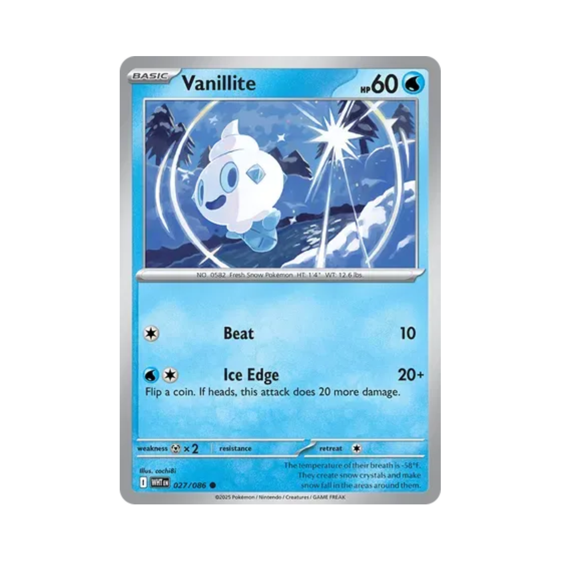 포켓몬 TCG 바닐프티 C 화이트플레어 (영문판)(Pokemon TCG Vanillite C White Flare (English Ver.)) - 1