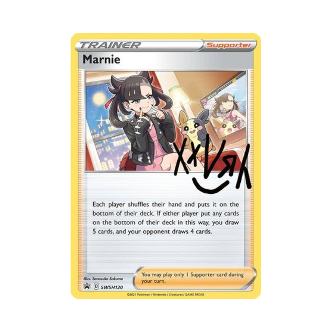 SSPSWSH120 Pokemon TCG Marnie P Sword & Shield Promos (English Ver.)
