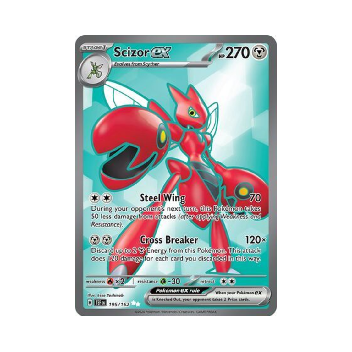 포켓몬 TCG 핫삼 ex UR 템포럴 포시스 (영문판)(Pokemon TCG Scizor ex UR Temporal Forces (English Ver.)) - 1