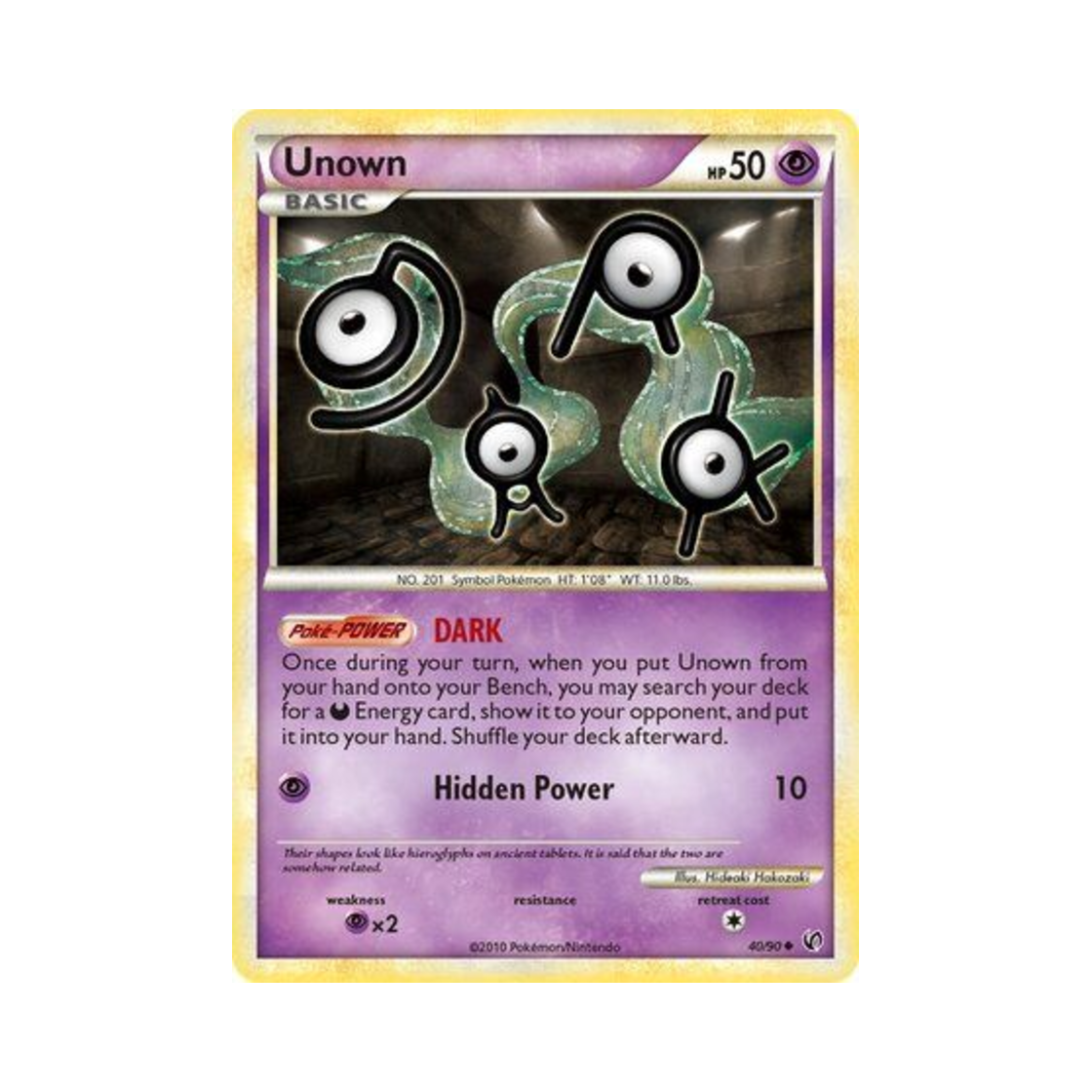 포켓몬 TCG 안농 U 언던티드 (영문판)(Pokemon TCG Unown U Undaunted (English Ver.)) - 1