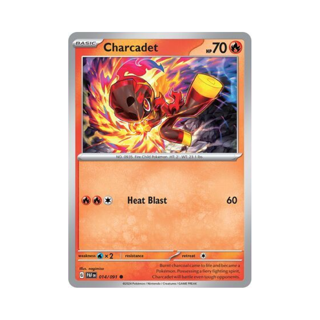 포켓몬 TCG 카르본 C 팔데아 페이트 (영문판)(Pokemon TCG Charcadet C Paldean Fates (English Ver.))