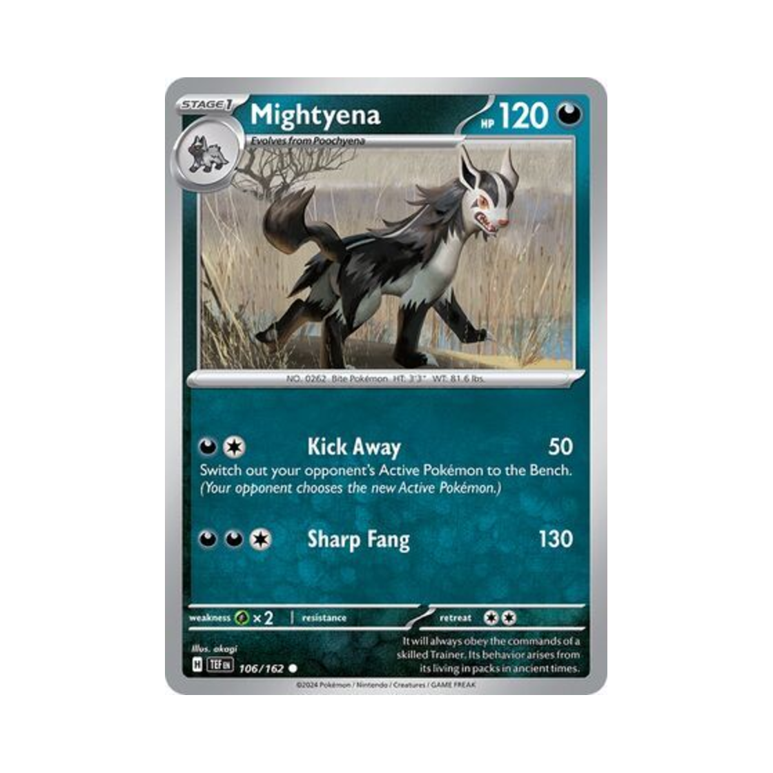 포켓몬 TCG 그라에나 C 템포럴 포시스 (영문판)(Pokemon TCG Mightyena C Temporal Forces (English Ver.)) - 1