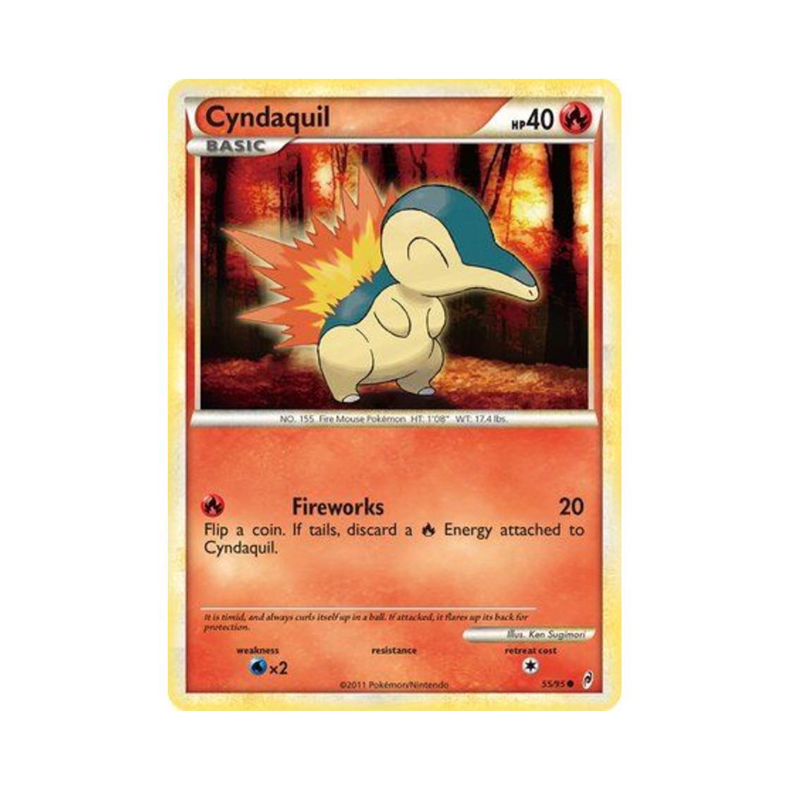 포켓몬 TCG 브케인 C 콜 오브 레전즈 (영문판)(Pokemon TCG Cyndaquil C Call of Legends (English Ver.)) - 1