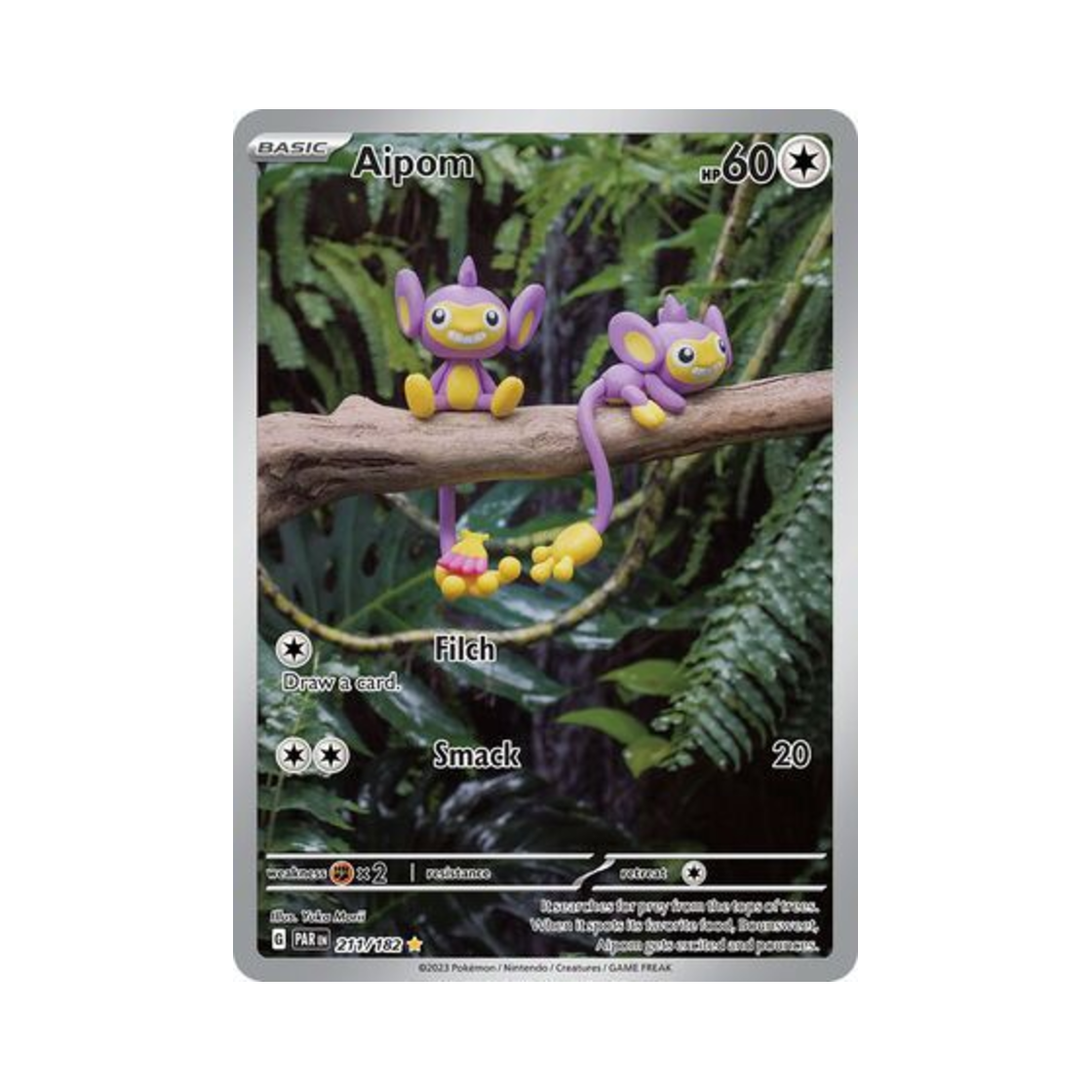 포켓몬 TCG 에이팜 IR 파라독스 리프트 (영문판)(Pokemon TCG Aipom IR Paradox Rift (English Ver.)) - 1