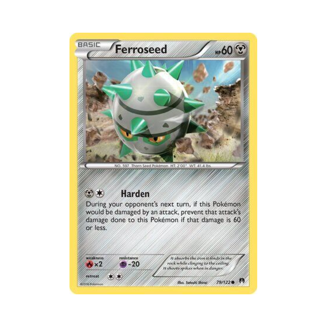 포켓몬 TCG 철시드 C 브레이크포인트 (영문판)(Pokemon TCG Ferroseed C BREAKpoint (English Ver.)) - 1