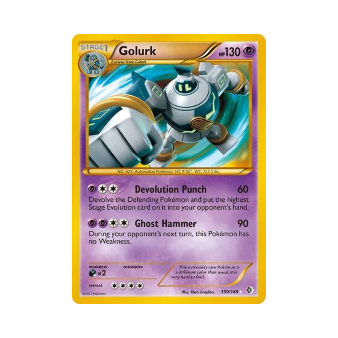 포켓몬 TCG 골루그 RS 바운더리스 크로스드 (영문판)(Pokemon TCG Golurk RS Boundaries Crossed (English Ver.)) - 1