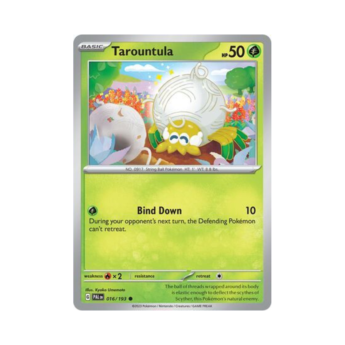 포켓몬 TCG 타랜툴라 C 팔데아 이볼브드 (영문판)(Pokemon TCG Tarountula C Paldea Evolved (English Ver.)) - 1