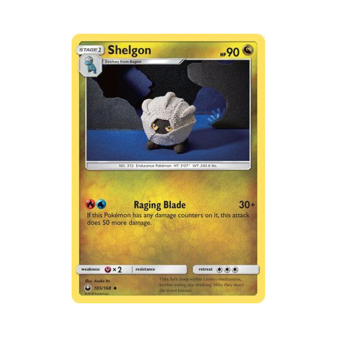 포켓몬 TCG 쉘곤 U 셀레스티얼 스톰 (영문판)(Pokemon TCG Shelgon U Celestial Storm (English Ver.)) - 1