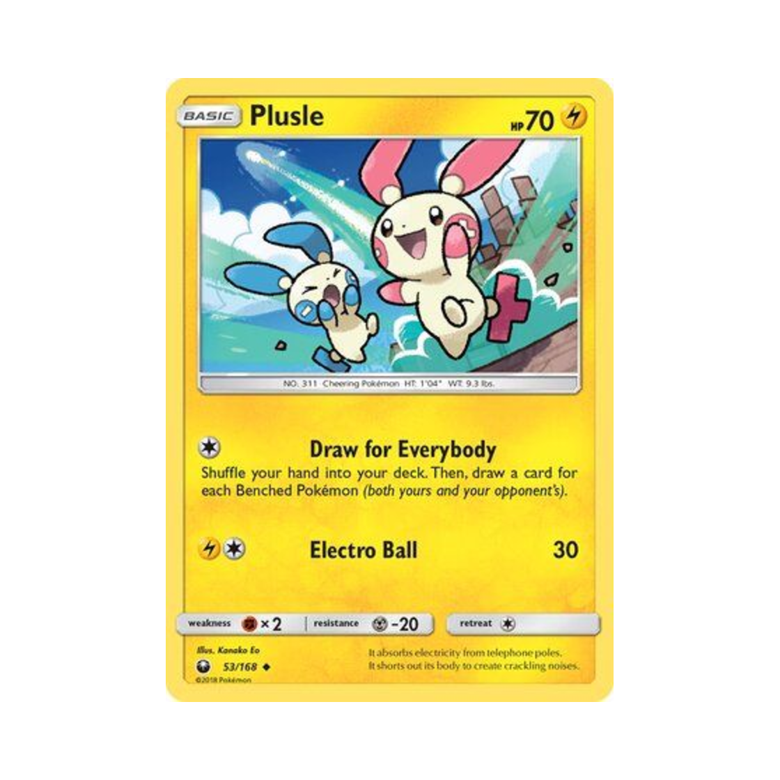포켓몬 TCG 플러시 U 셀레스티얼 스톰 (영문판)(Pokemon TCG Plusle U Celestial Storm (English Ver.)) - 1