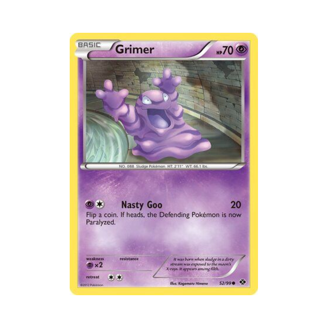 포켓몬 TCG 질퍽이 C 넥스트 데스티니스 (영문판)(Pokemon TCG Grimer C Next Destinies (English Ver.)) - 1