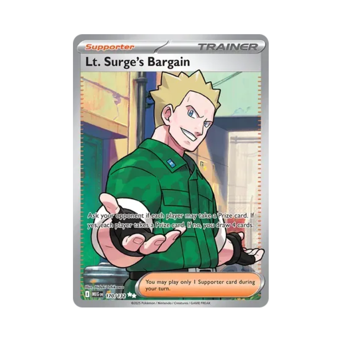포켓몬 TCG 마티스의 거래 UR 메가 에볼루션 (영문판)(Pokemon TCG Lt. Surge's Bargain UR Mega Evolution (English Ver.)) - 1