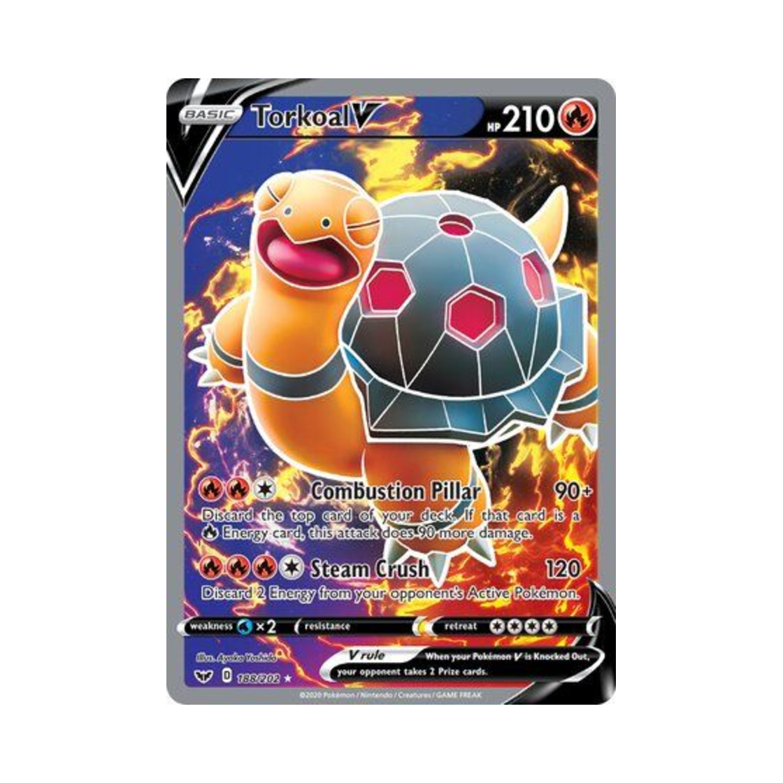 포켓몬 TCG 코터스 V RU 소드 & 실드 (영문판)(Pokemon TCG Torkoal V RU Sword & Shield (English Ver.)) - 1